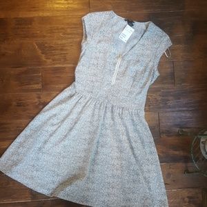 H&M zip front dress